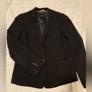 Banana republic black wool blazer, size 12